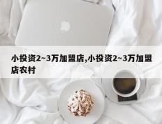 小投资2～3万加盟店,小投资2～3万加盟店农村