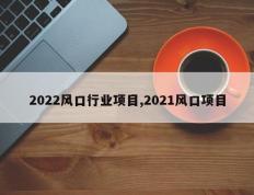 2022风口行业项目,2021风口项目